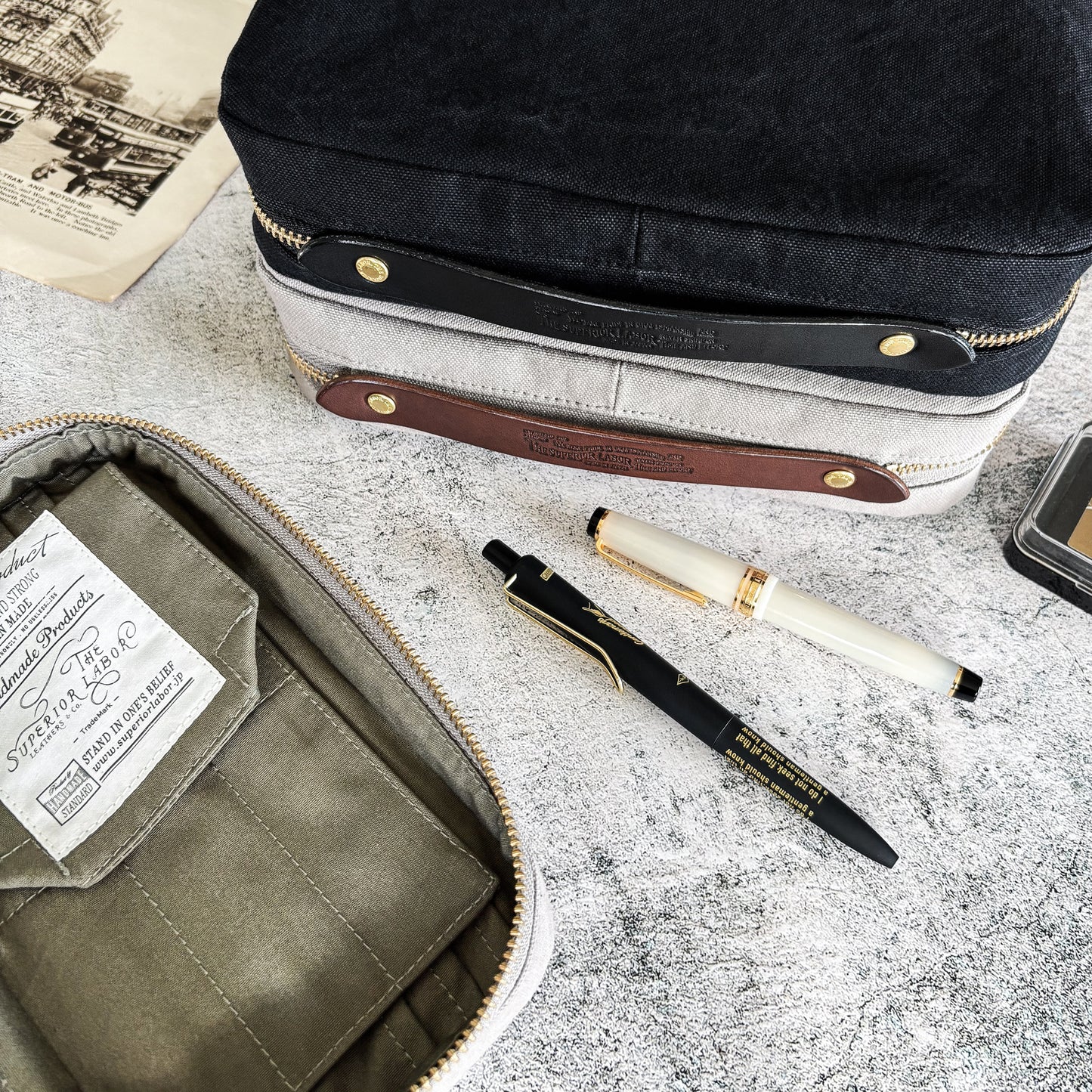 The Superior Labor Canvas Mission Case - Large Black