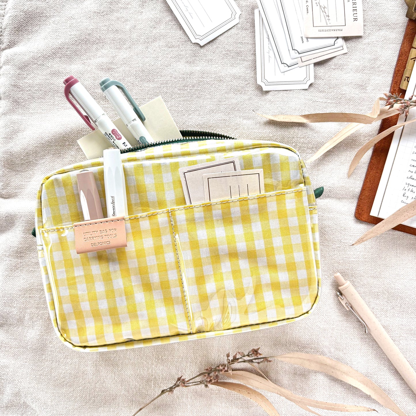 Delfonics / Utility Pouch - Sereno Yellow (S size)