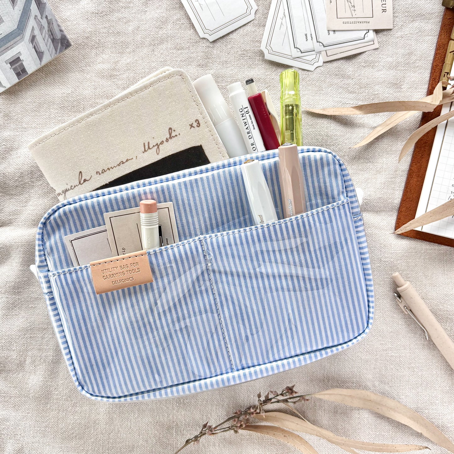 Delfonics / Utility Pouch - Sereno Blue (S size)