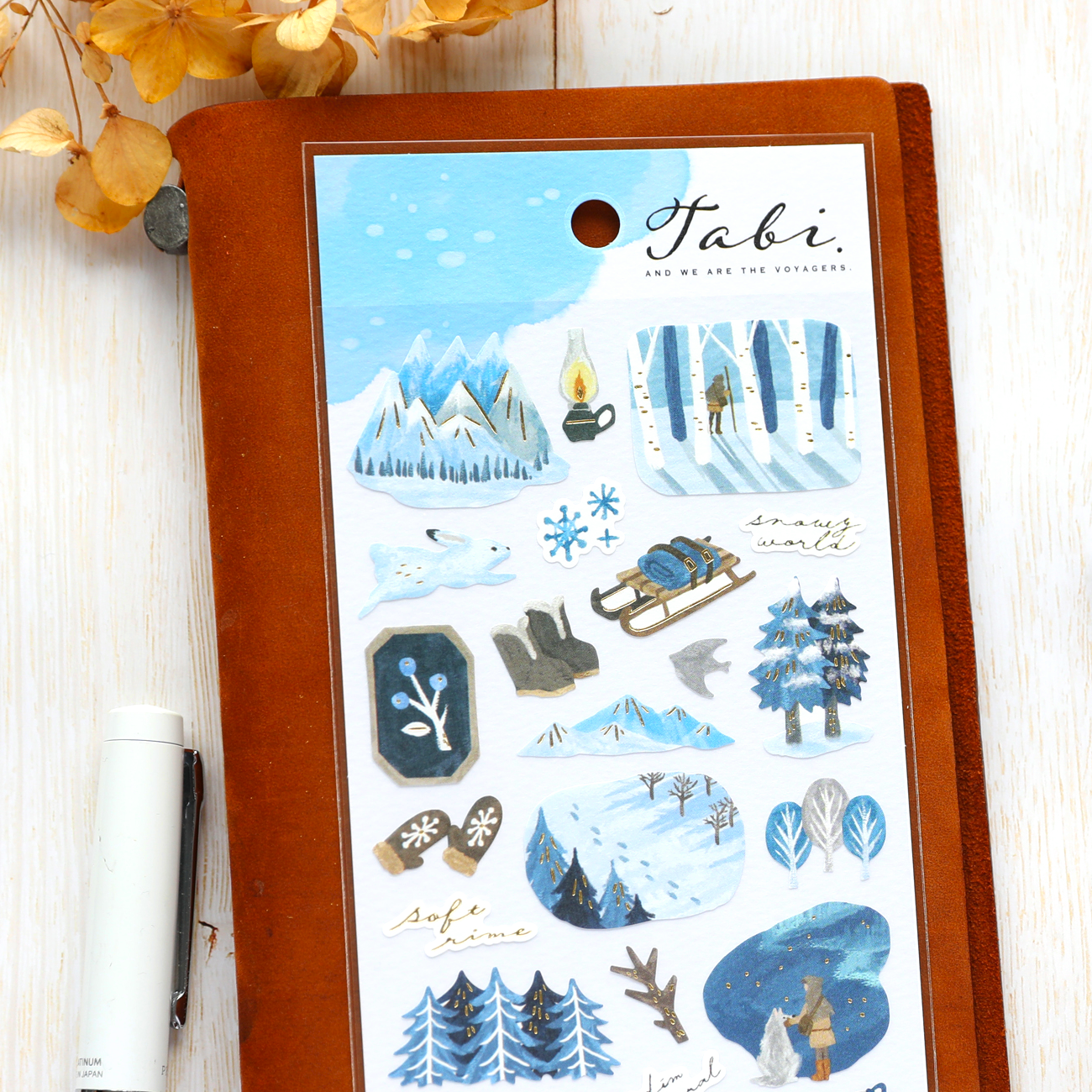 Travel Stickers - Winter Forest