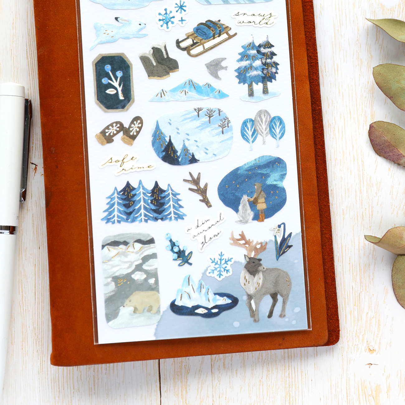 Travel Stickers - Winter Forest