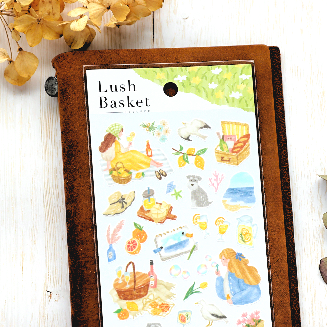 Picnic Stickers - Yellow Skirt