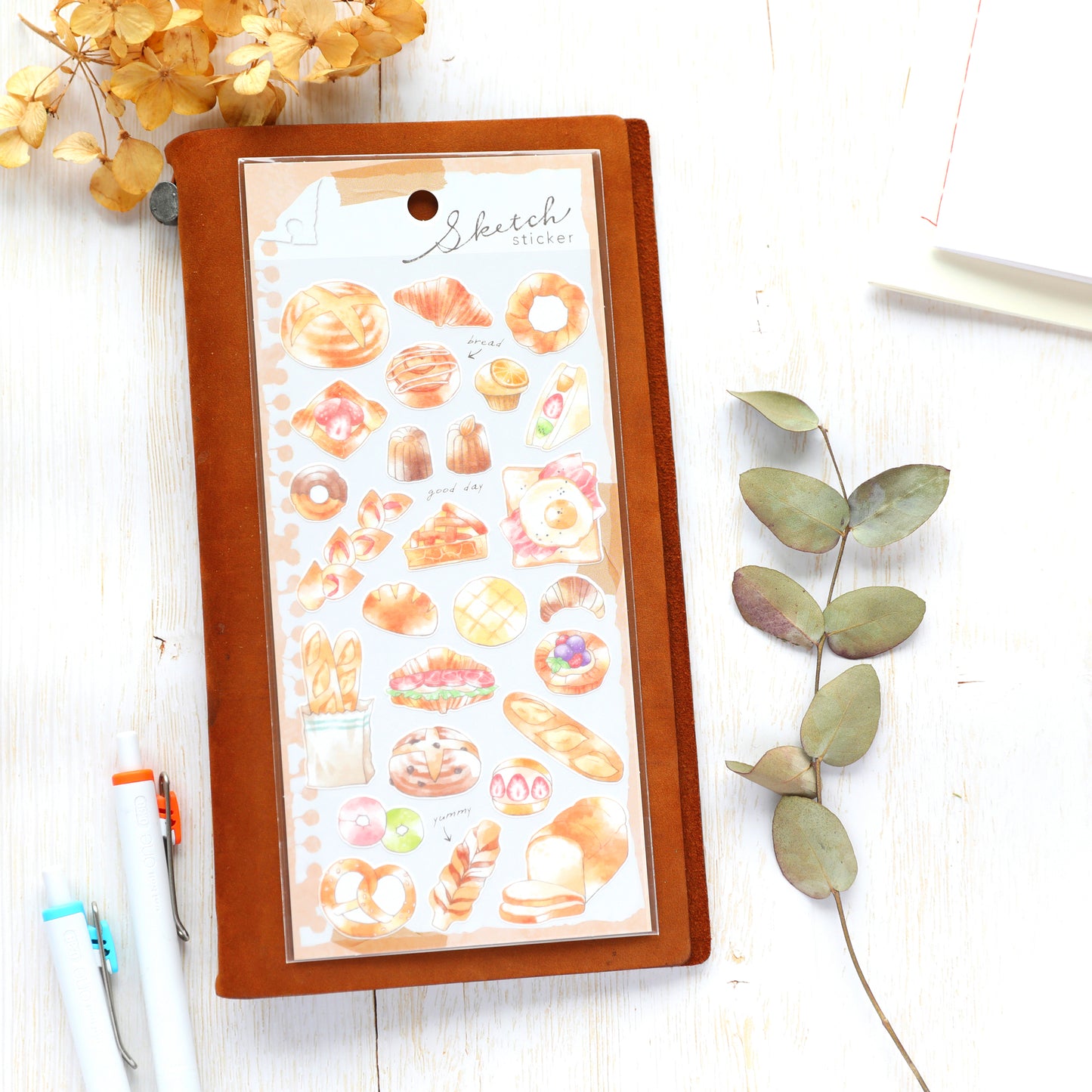 Watercolor Stickers - Bakery