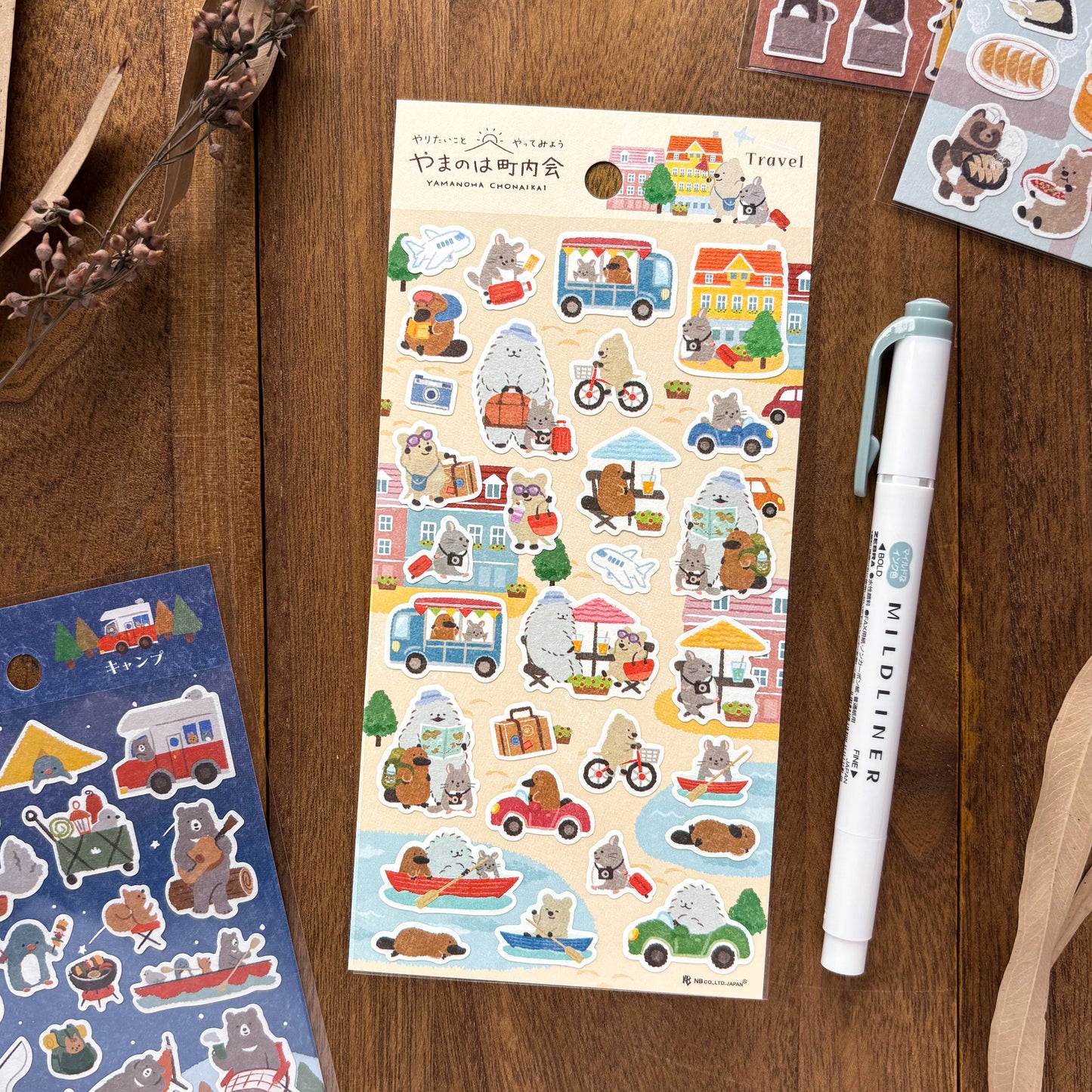Animal Friends Stickers - Travel