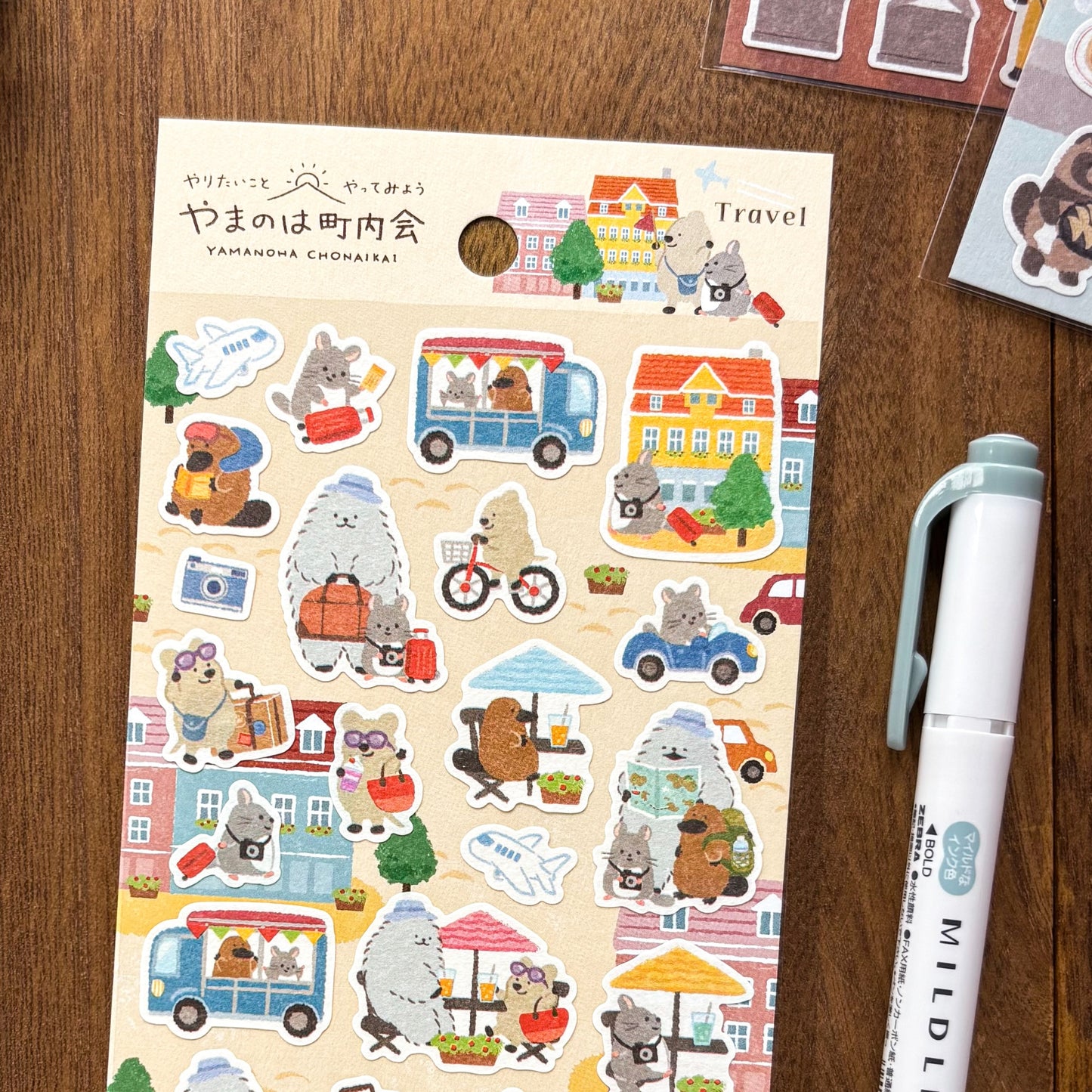 Animal Friends Stickers - Travel