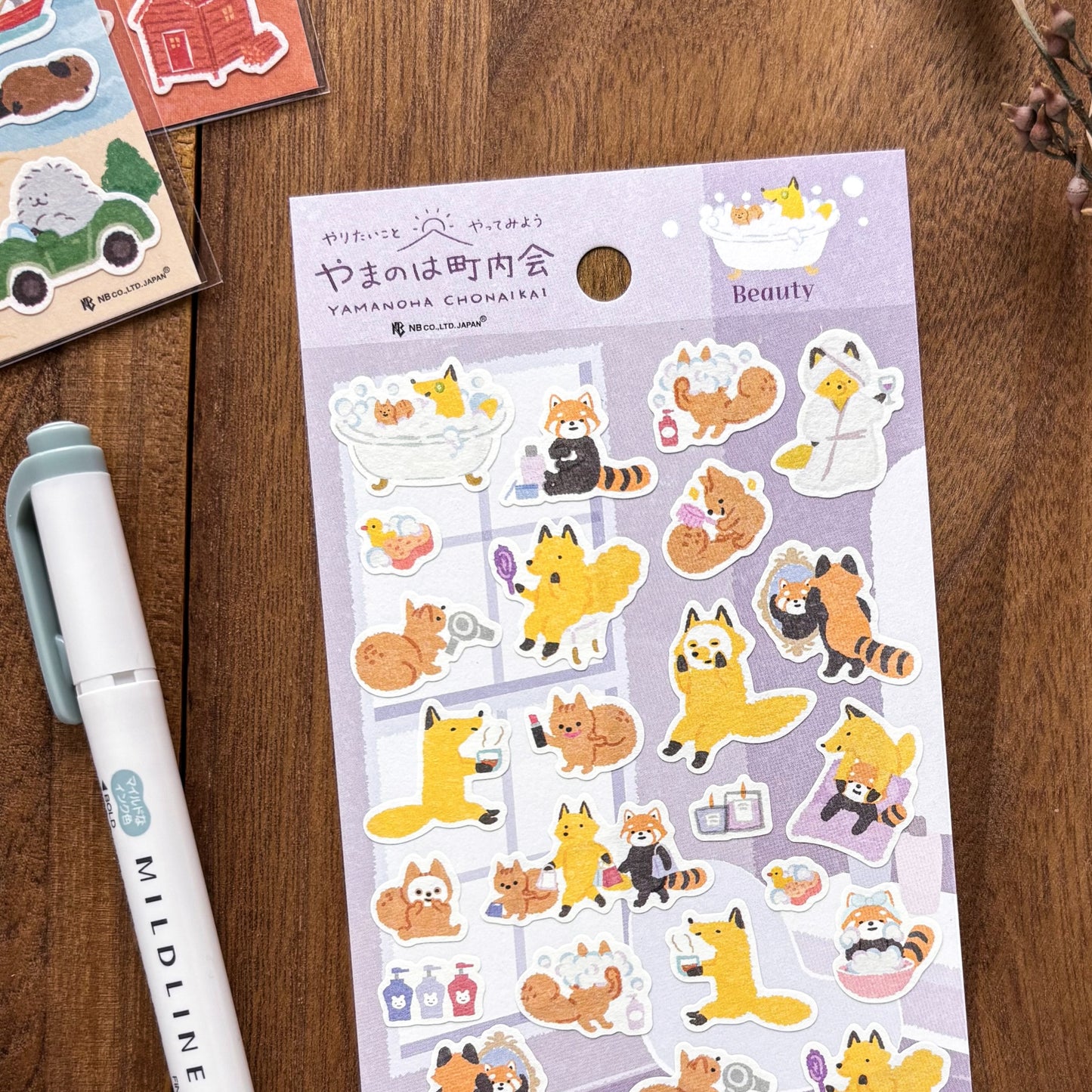 Animal Friends Stickers - Spa Time