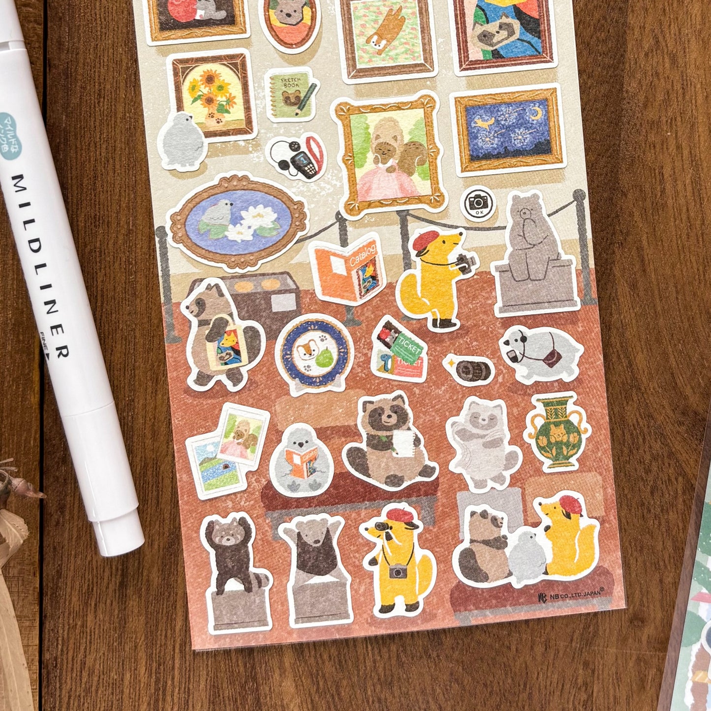 Animal Friends Stickers - Art Museum