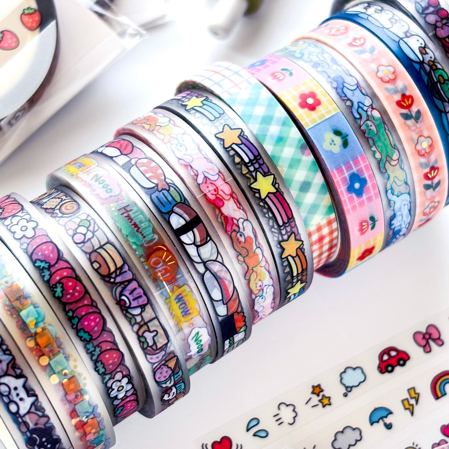 Mind Wave / Shiny Slim Clear Tape - Petit Cute