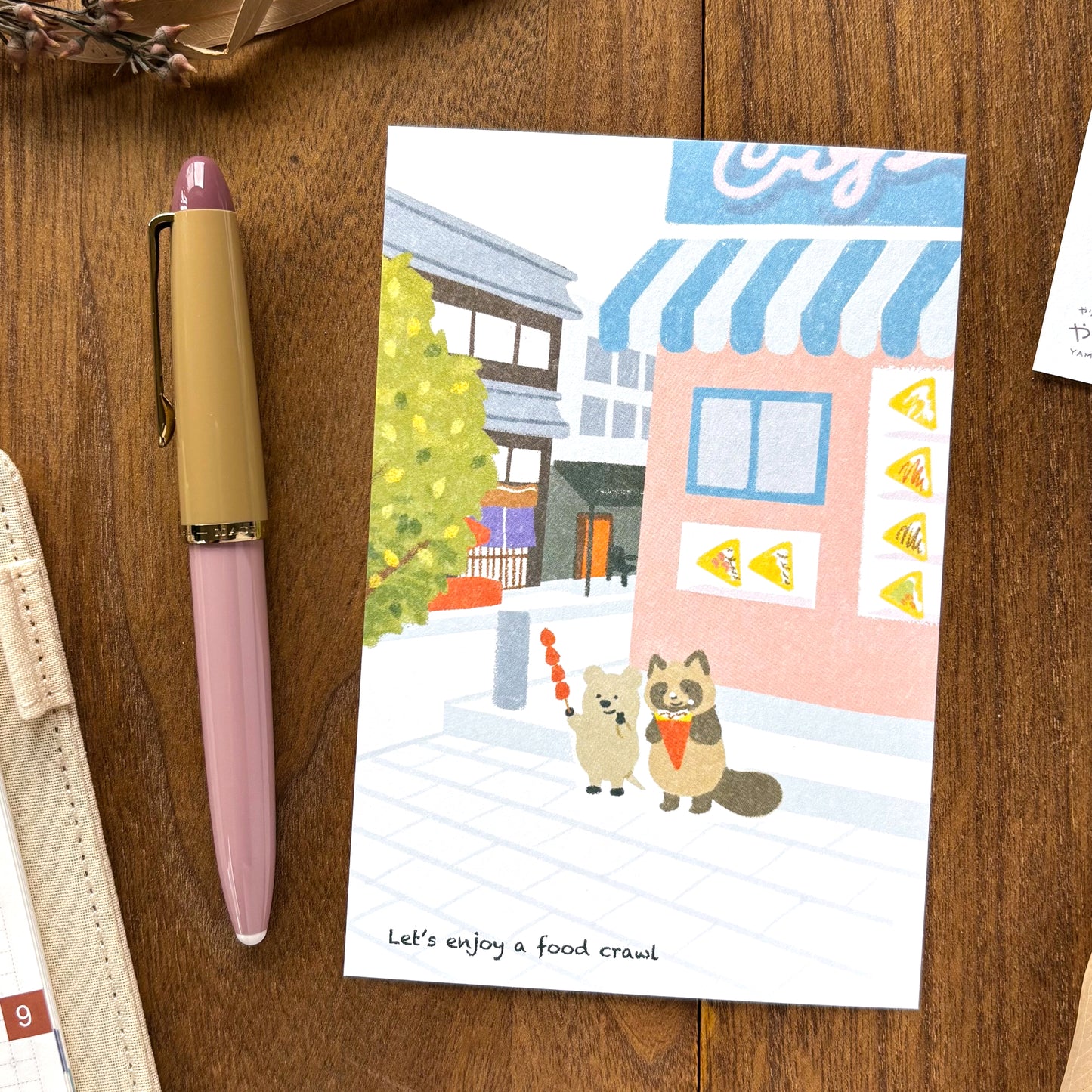 Animal Friends Postcard - Sweets