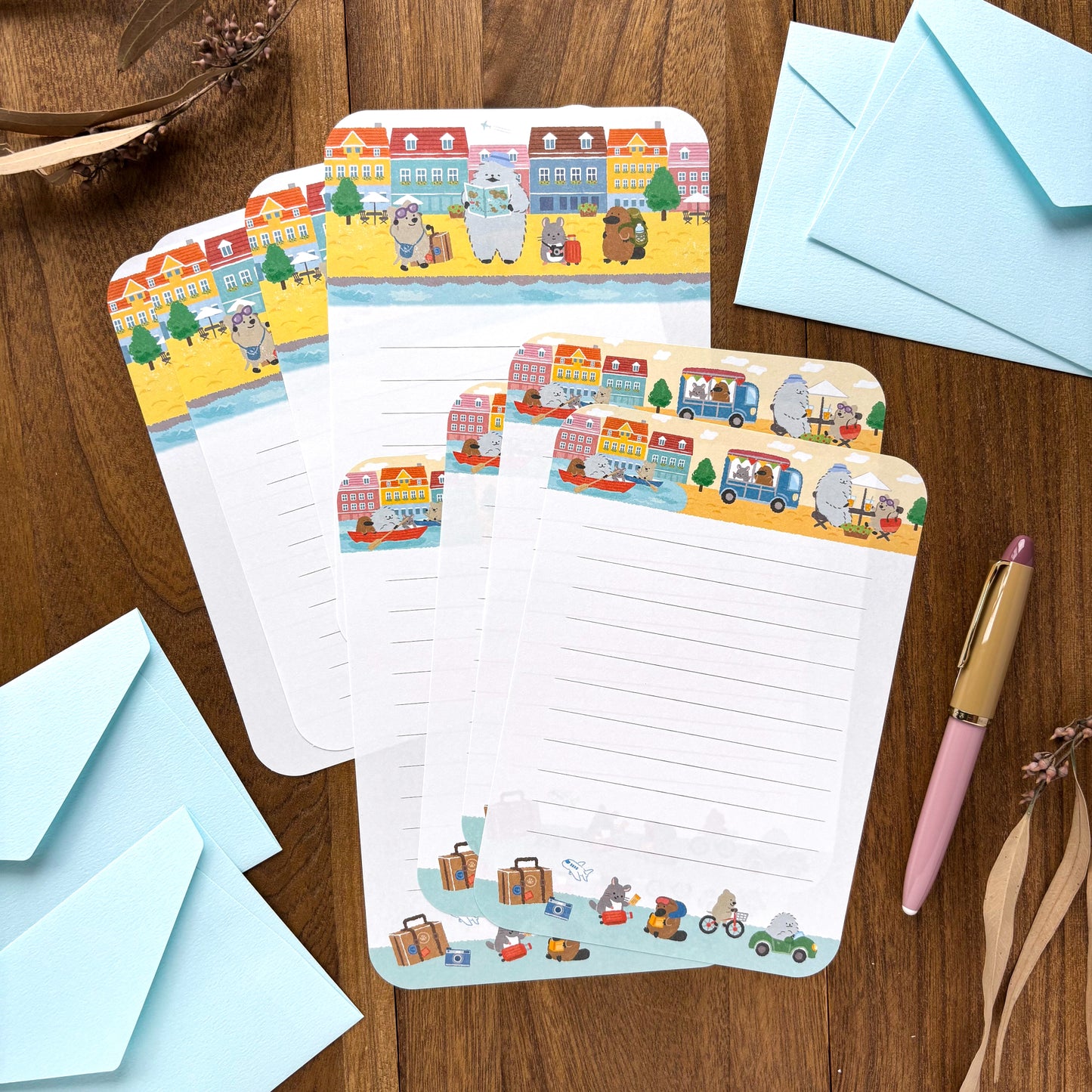 Animal Friends Letter Set - Travel