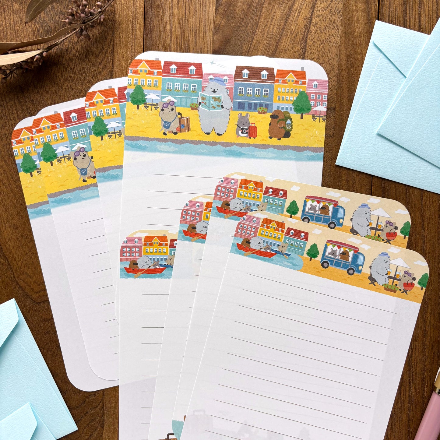 Animal Friends Letter Set - Travel