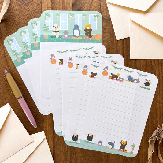Animal Friends Letter Set - Yoga