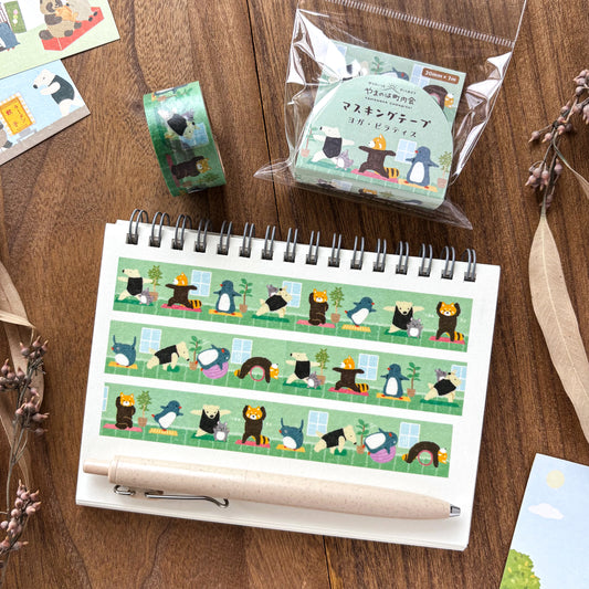 Animal Friends Washi Tape - Yoga