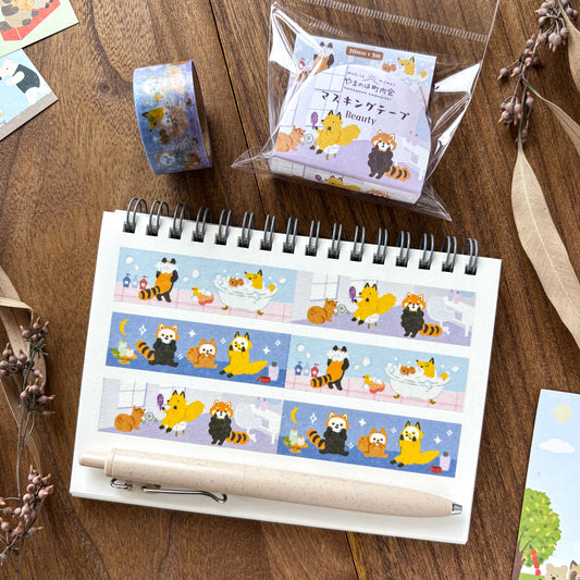 Animal Friends Washi Tape - Spa Time