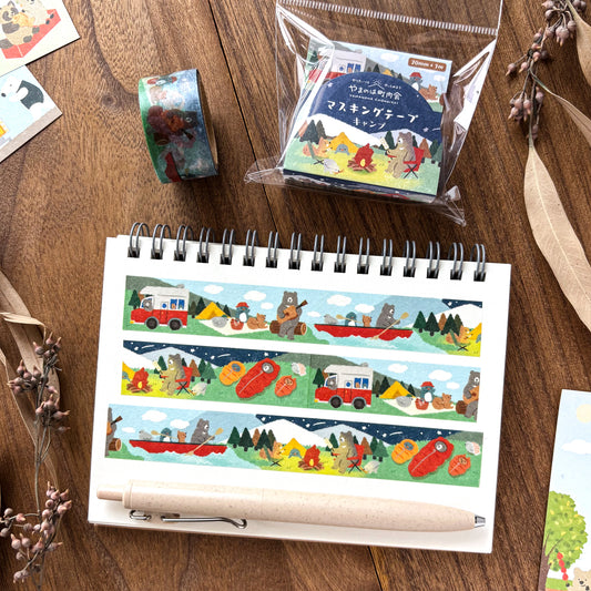 Animal Friends Washi Tape - Camping