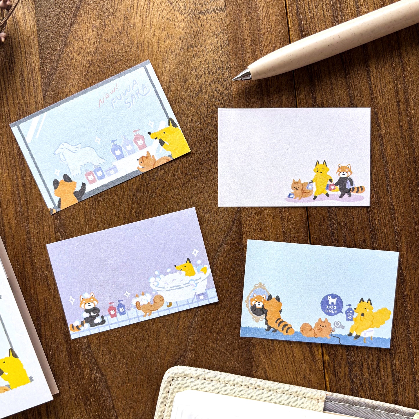 Animal Friends Sticky Notes - Spa Time