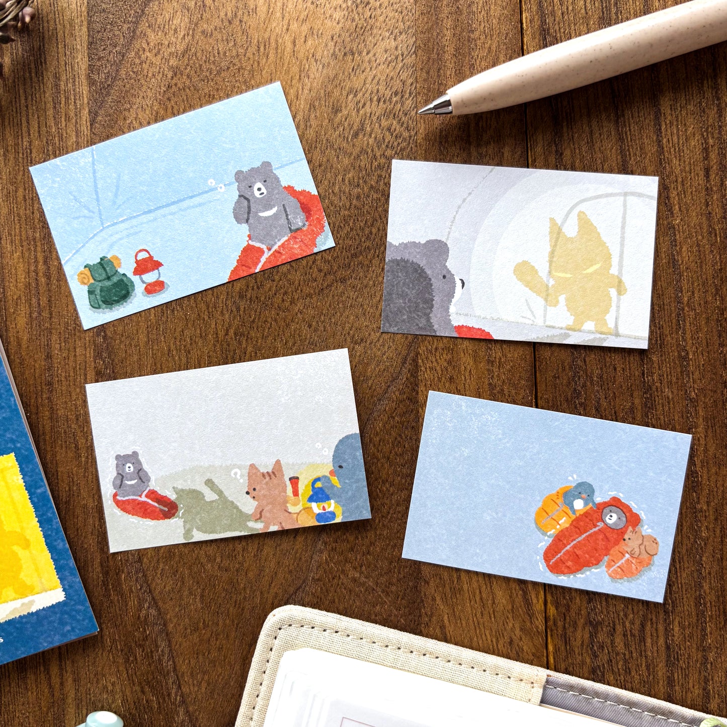 Animal Friends Sticky Notes - Camping