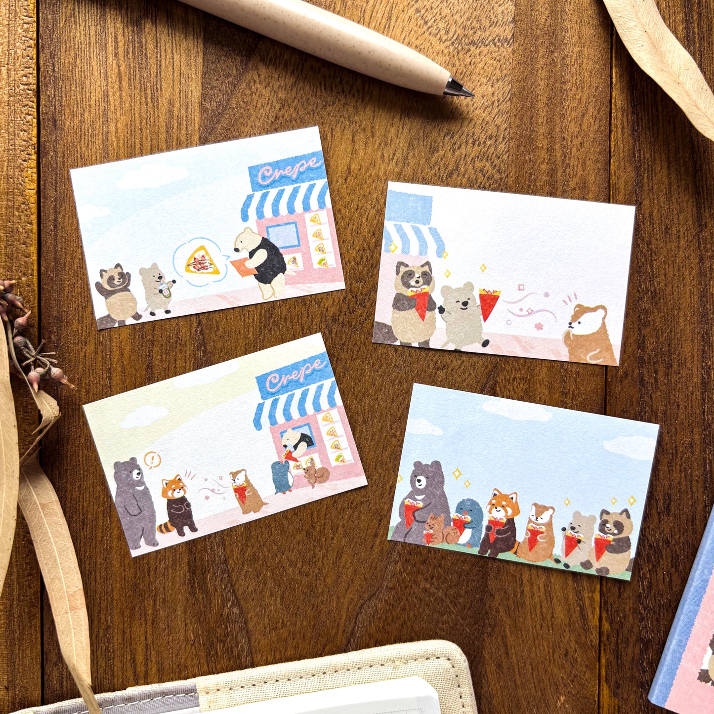 Animal Friends Sticky Notes - Lunch Time
