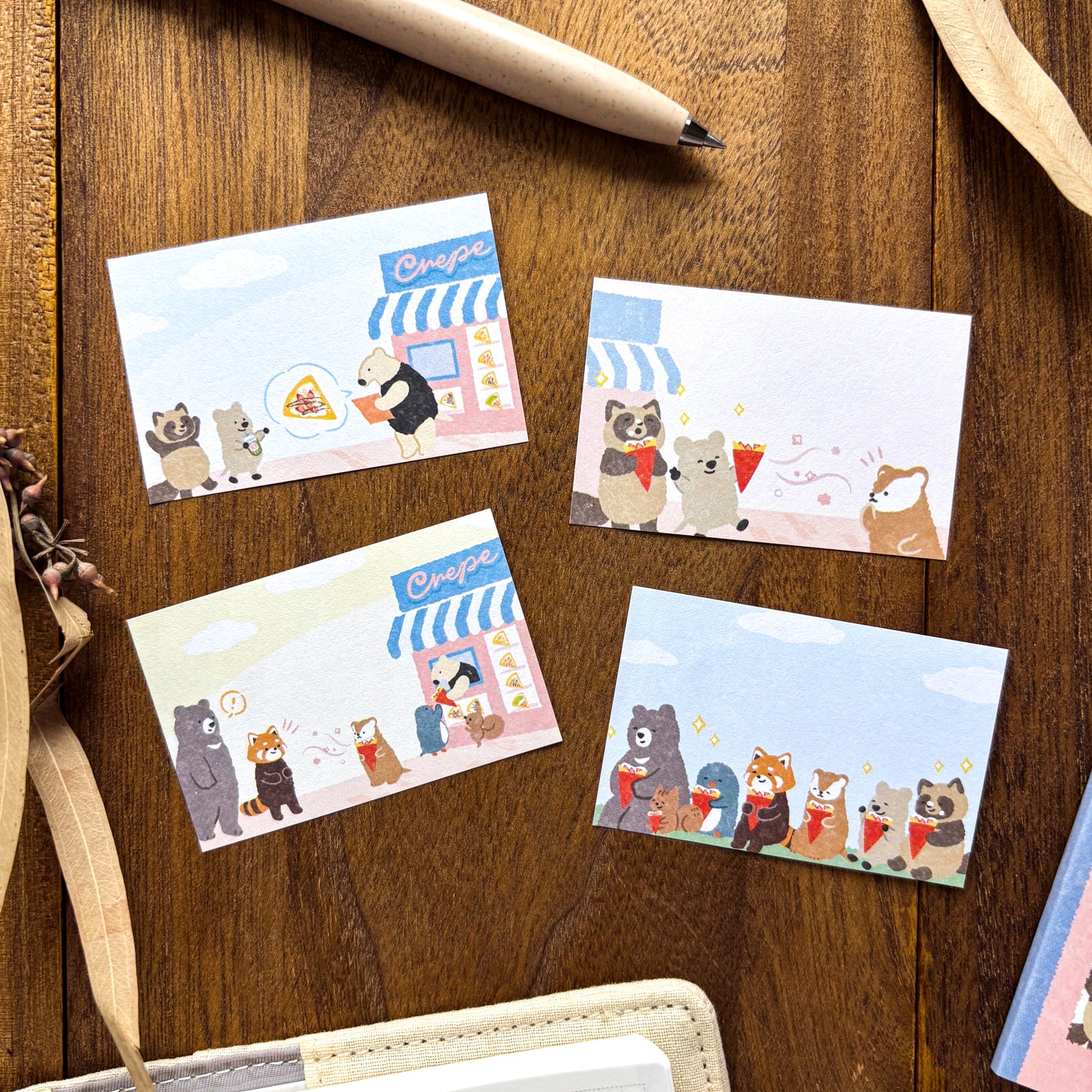 Animal Friends Sticky Notes - Sweets