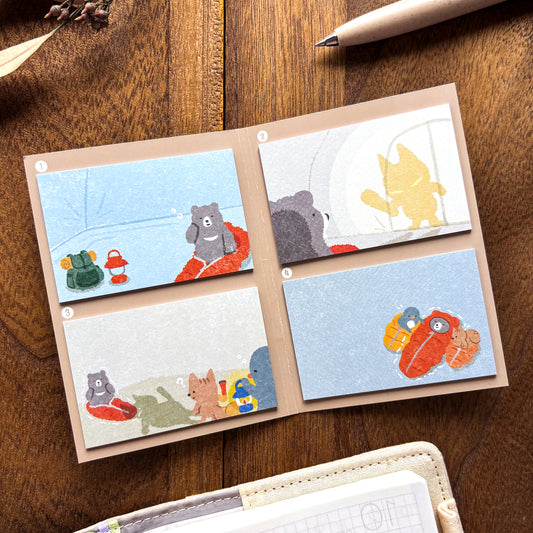 Animal Friends Sticky Notes - Camping