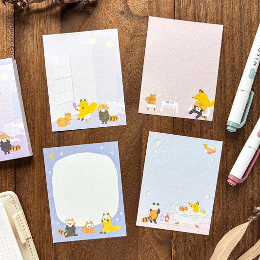 Animal Friends Memo Pad - Spa Time
