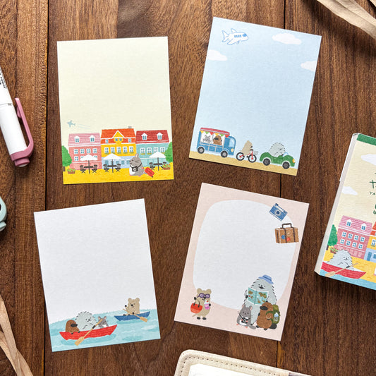 Animal Friends Memo Pad - Travel