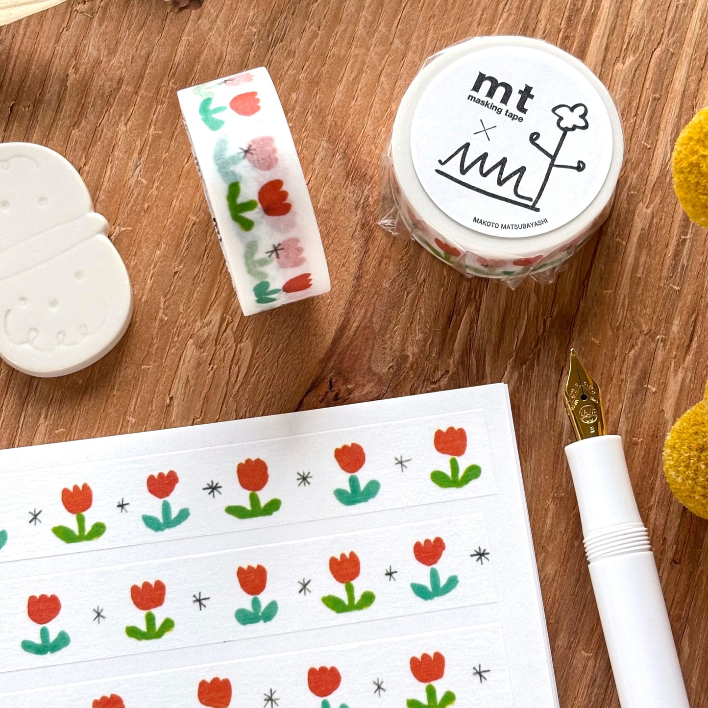 mt x Makoto Matsubayashi / Washi Tape - Tulip