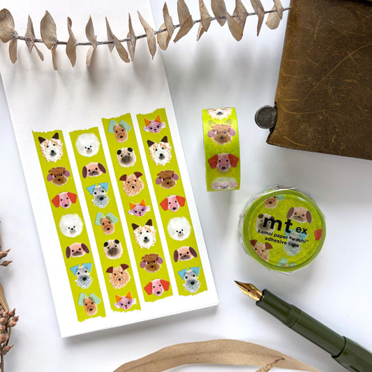 mt / Washi Tape - Dog Face
