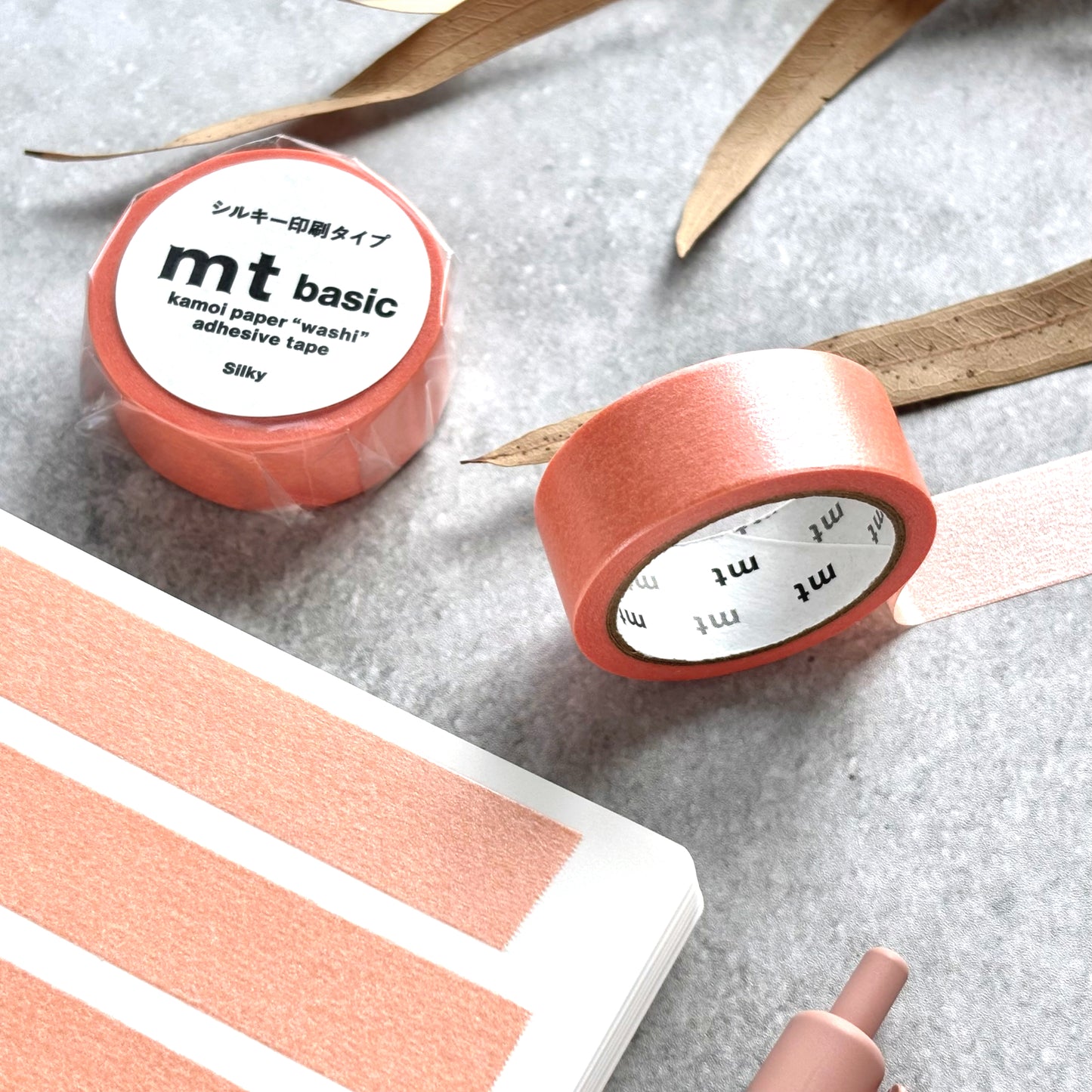 mt basic / Washi Tape - Silky Orange