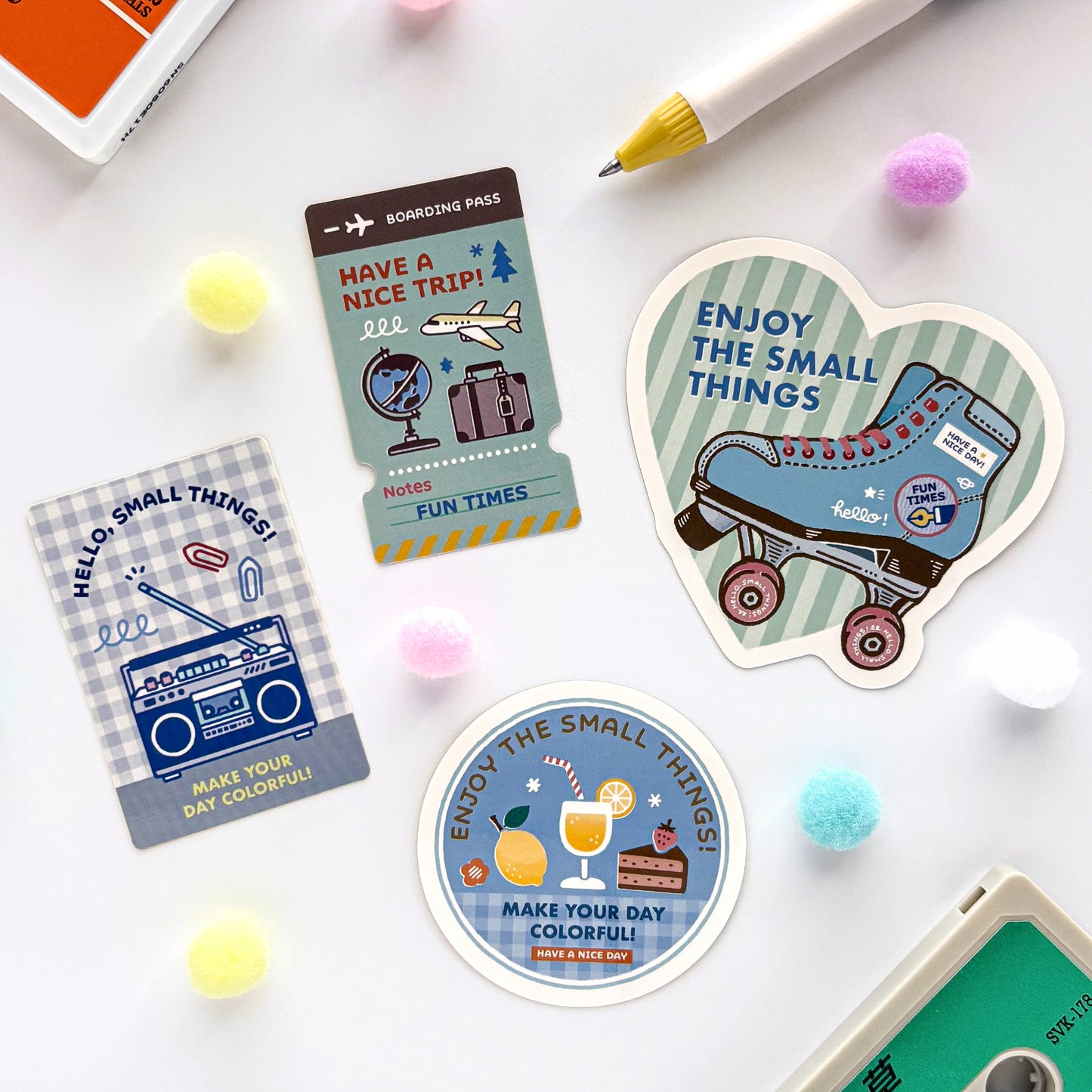 Hello, Harajuku! Limited Edition / eric / Vinyl Sticker - Enjoy the small things