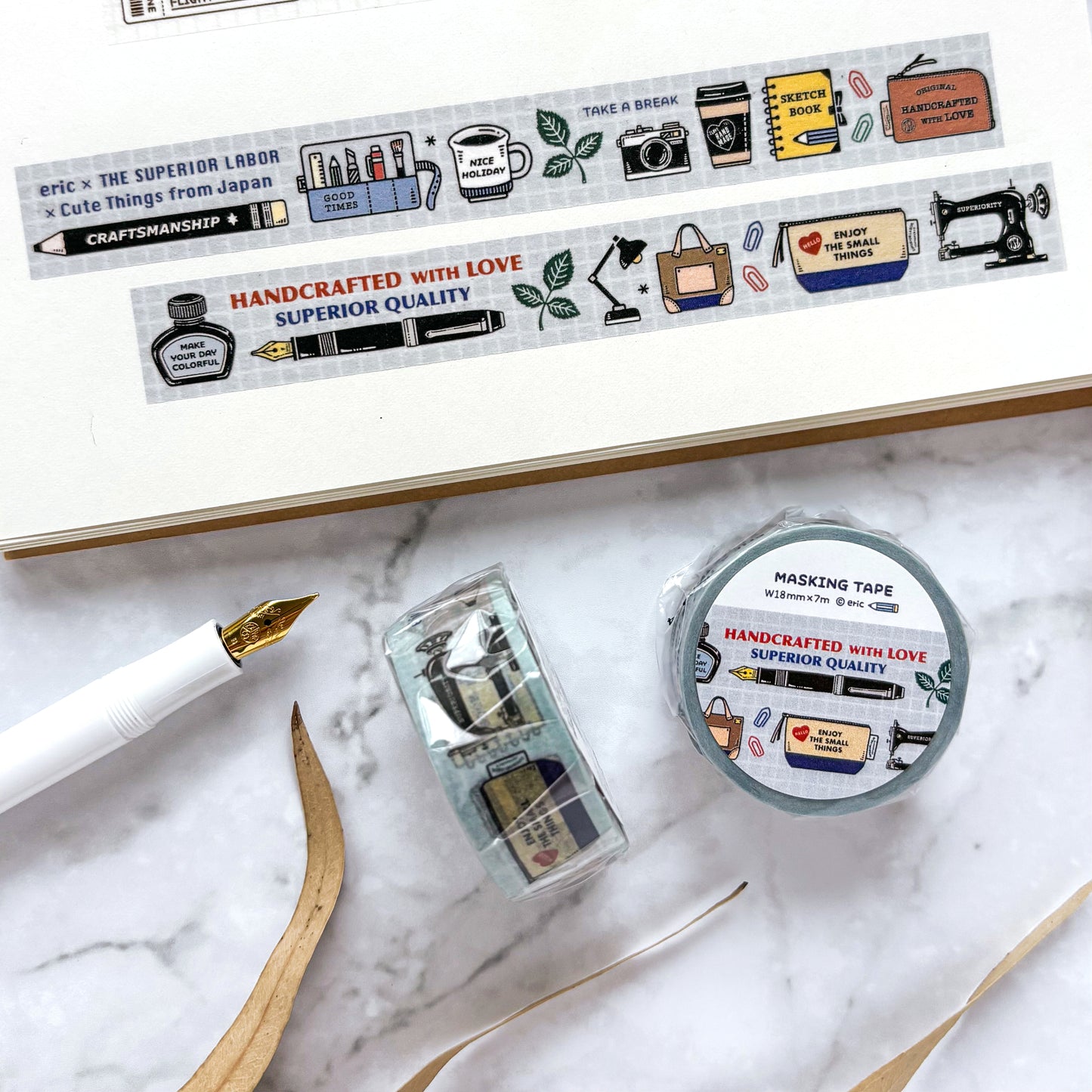 TSL x eric x CTFJ / Washi Tapes - Handcrafted with Love