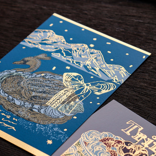 Aya Inoue / Postcard - Swan