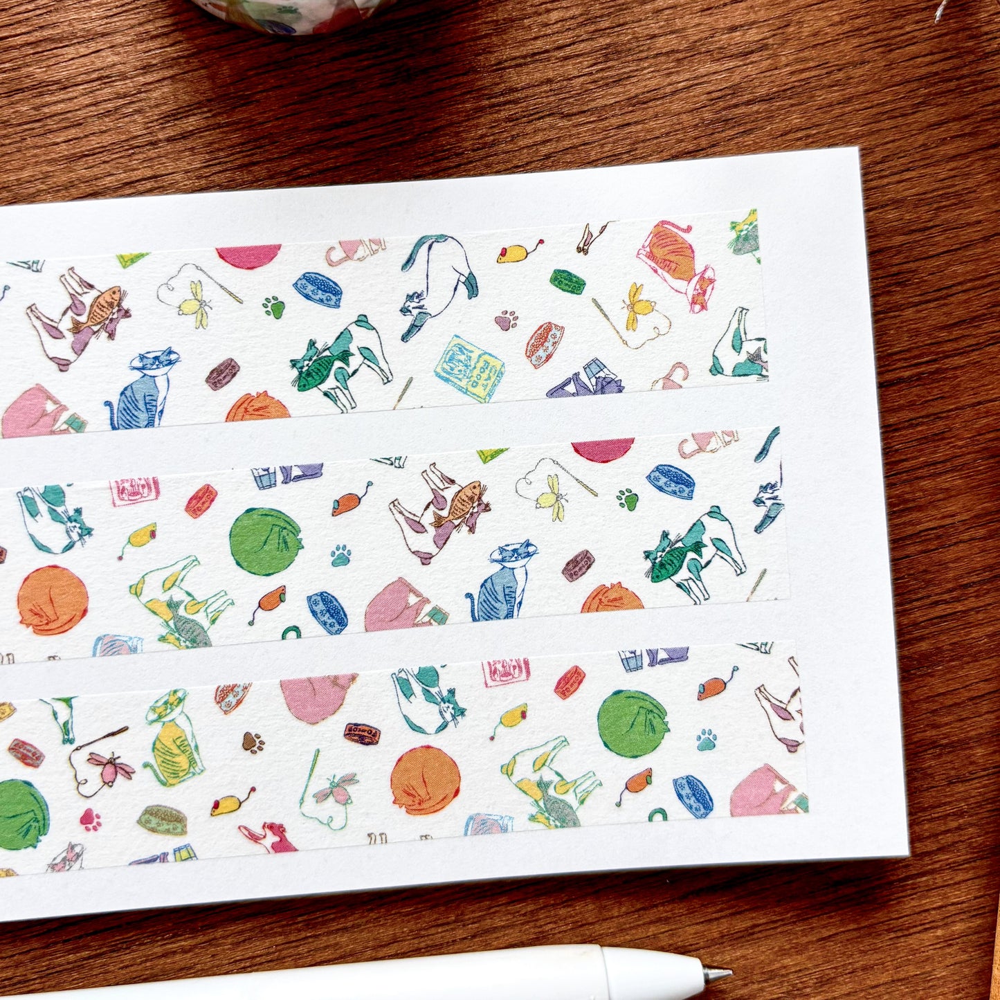 Nekoto / Washi Tape - Colorful Cats