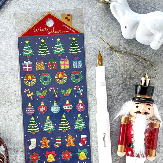 Winter Limited / Mind Wave / Stickers - Shiny Christmas