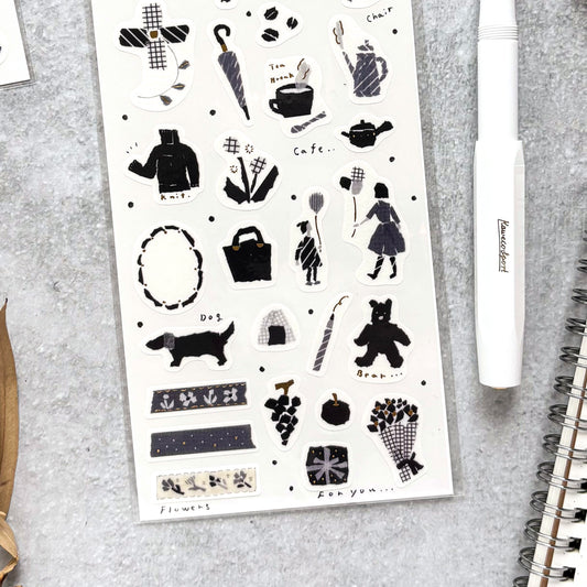 Miki Tamura / My Favorite Stickers - Monochrome