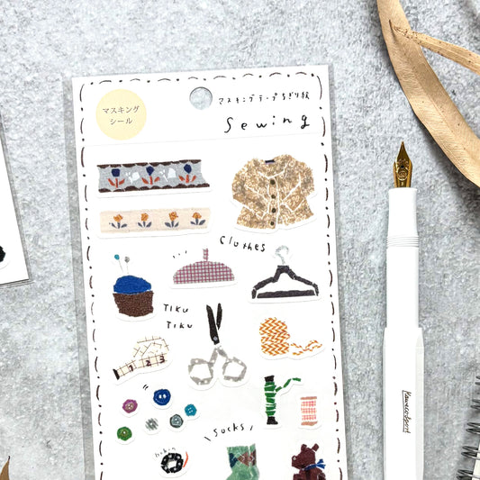 Miki Tamura / My Favorite Stickers - Sewing