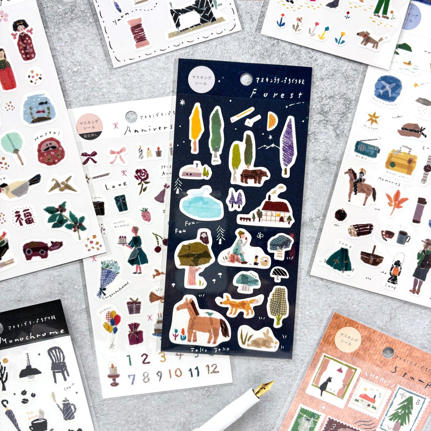 Miki Tamura / My Favorite Stickers - Forest