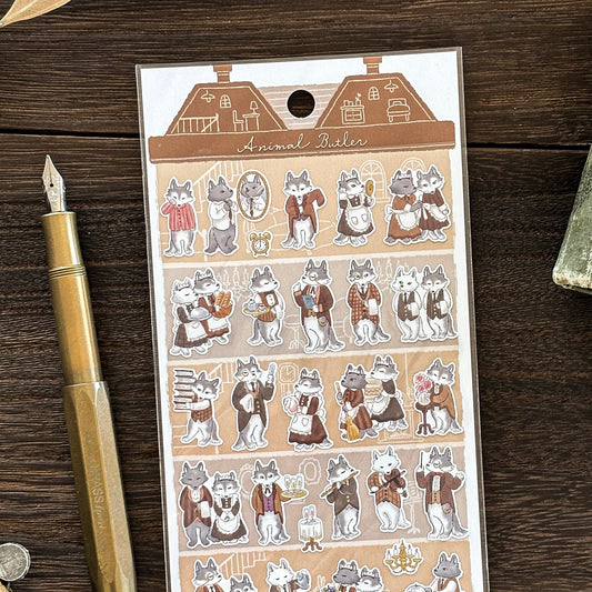 Mind Wave / Animal Butler Stickers - Wolf