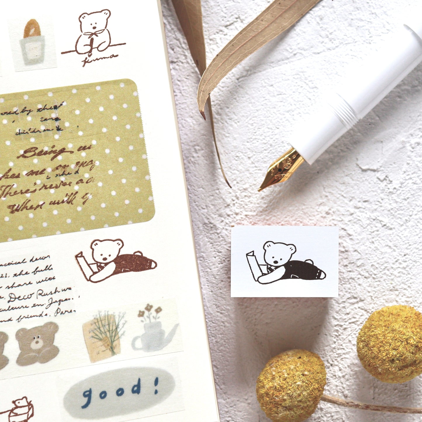 Ranmyu / Rubber Stamp - Reading