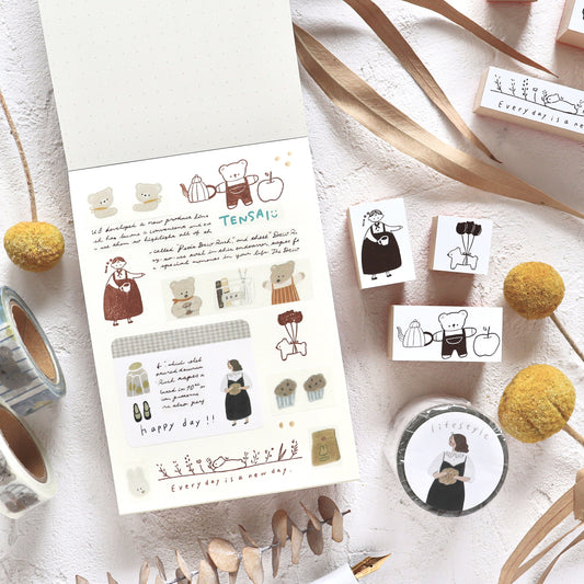 Ranmyu / Rubber Stamp - Flying Bear