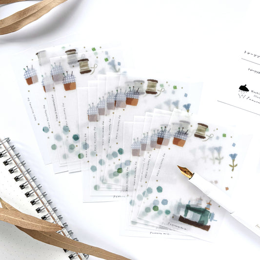 Miki Tamura / Tracing Paper Set - My favorite time