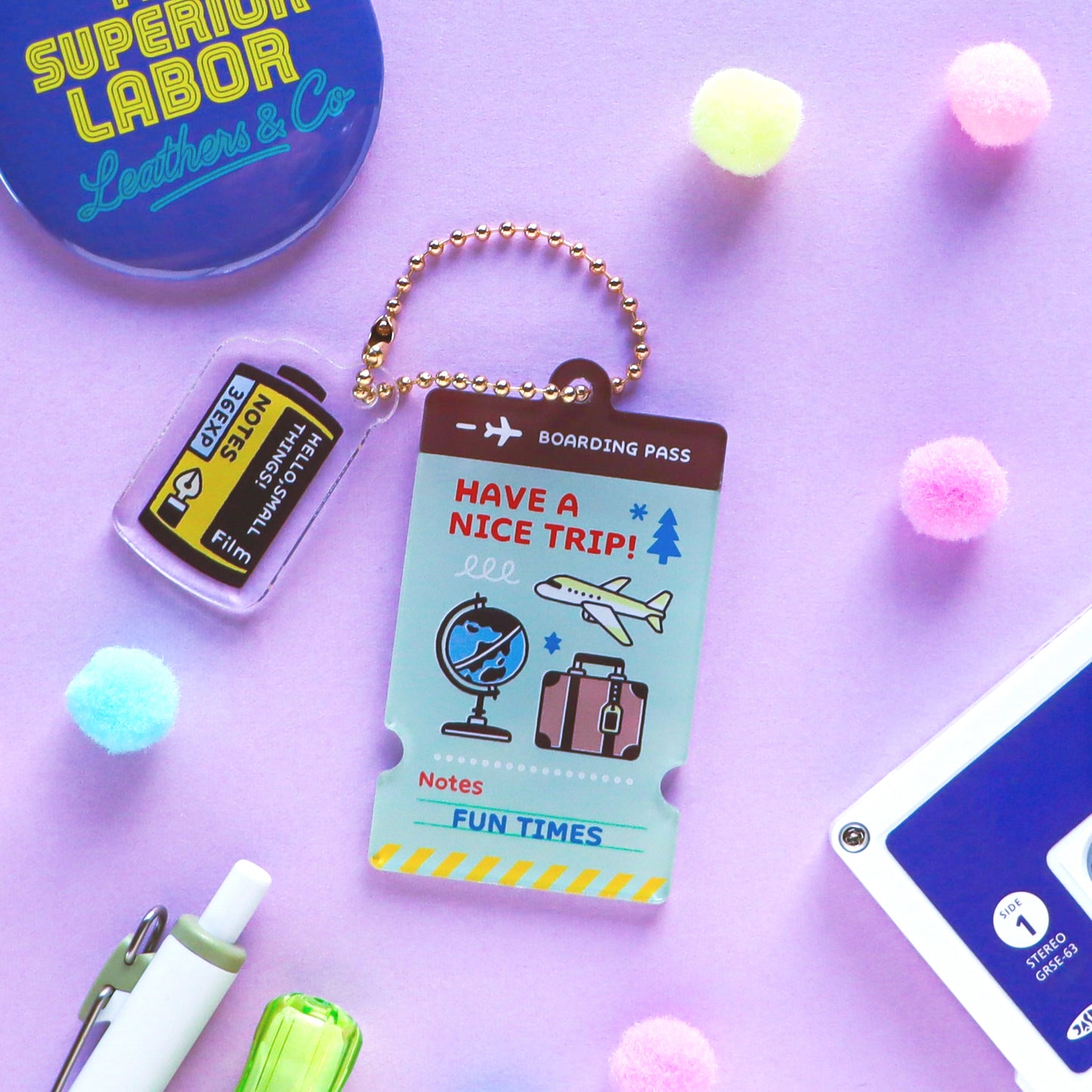 Hello, Harajuku! Limited Edition / eric / Acrylic Keychain - Have a nice trip!