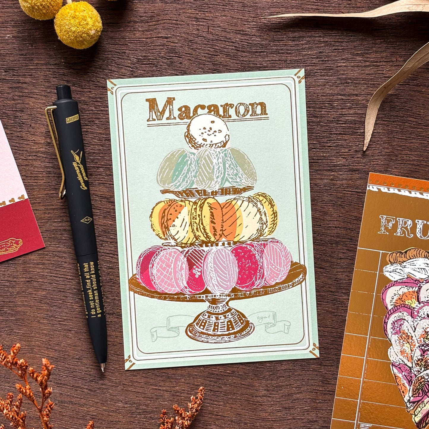 Aya Inoue / Postcard - Macaron