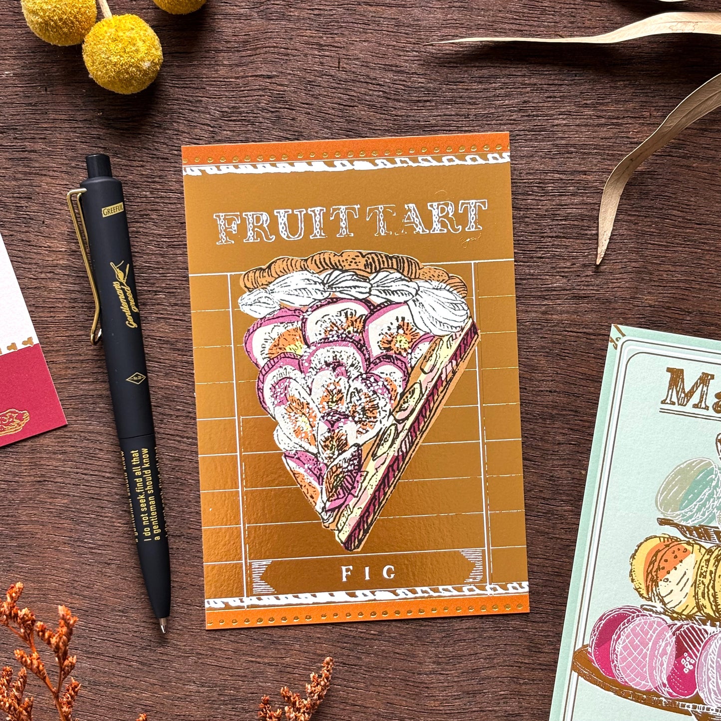 Aya Inoue / Postcard - Fruits Tart