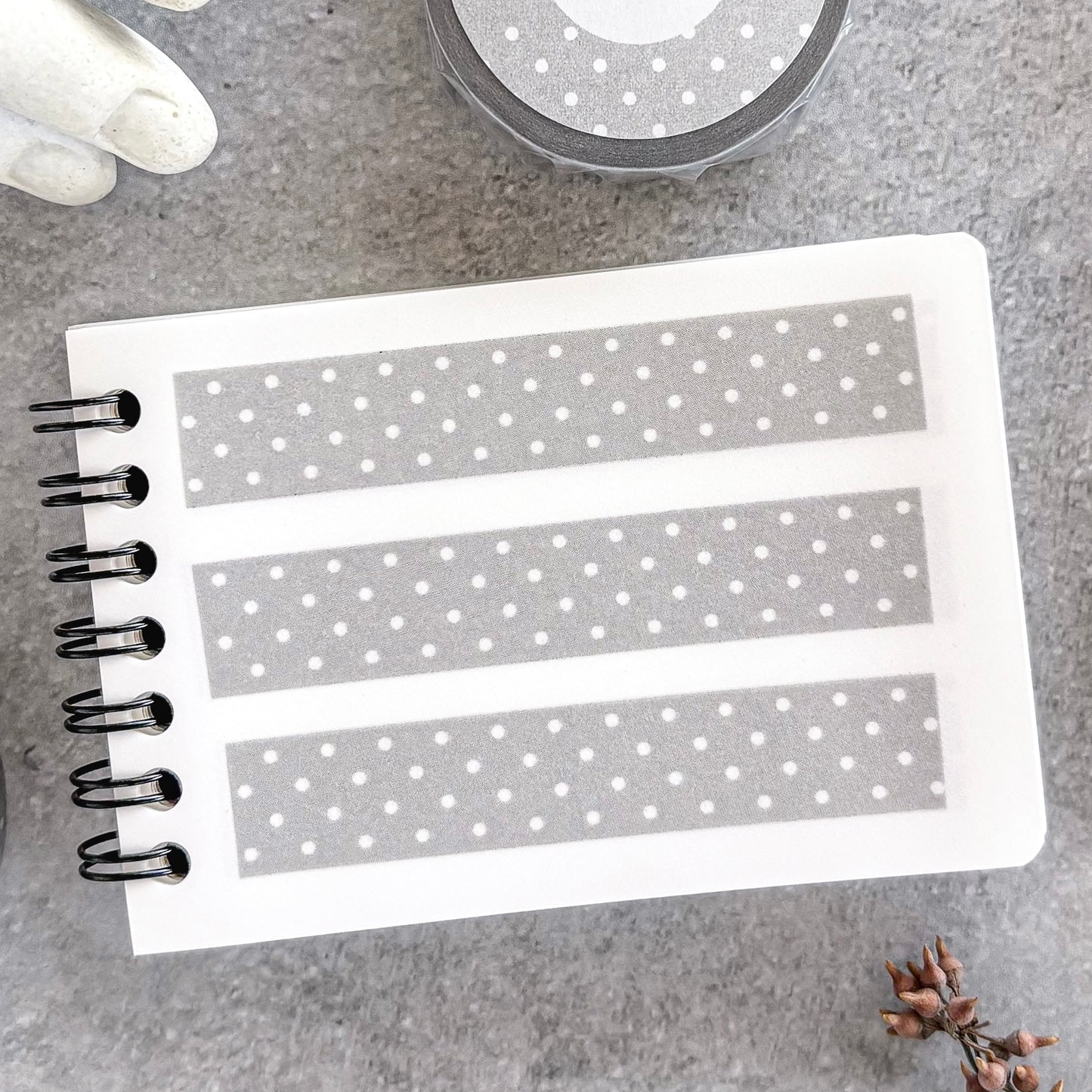 Papier Platz / Washi Tape - Dot Gray