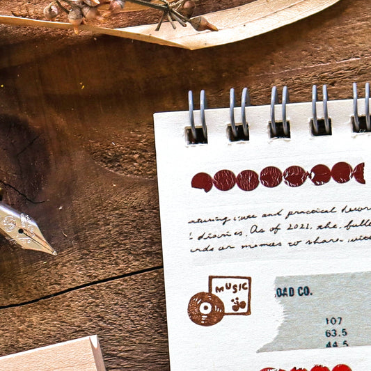 Hankodori / Mini Rubber Stamp - Music