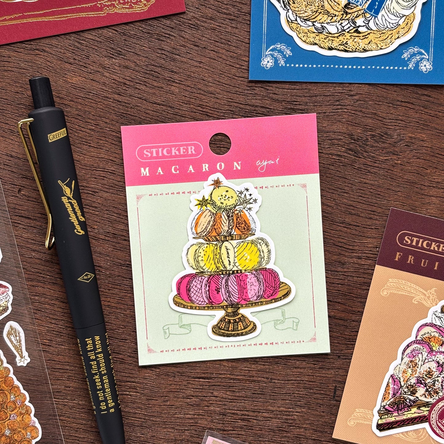 Aya Inoue / Vinyl Sticker - Macaron