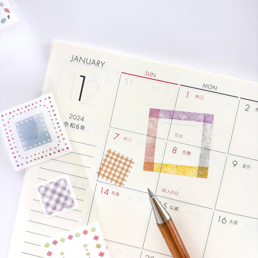 Wakumo Frame Stickers - Square (Pattern)