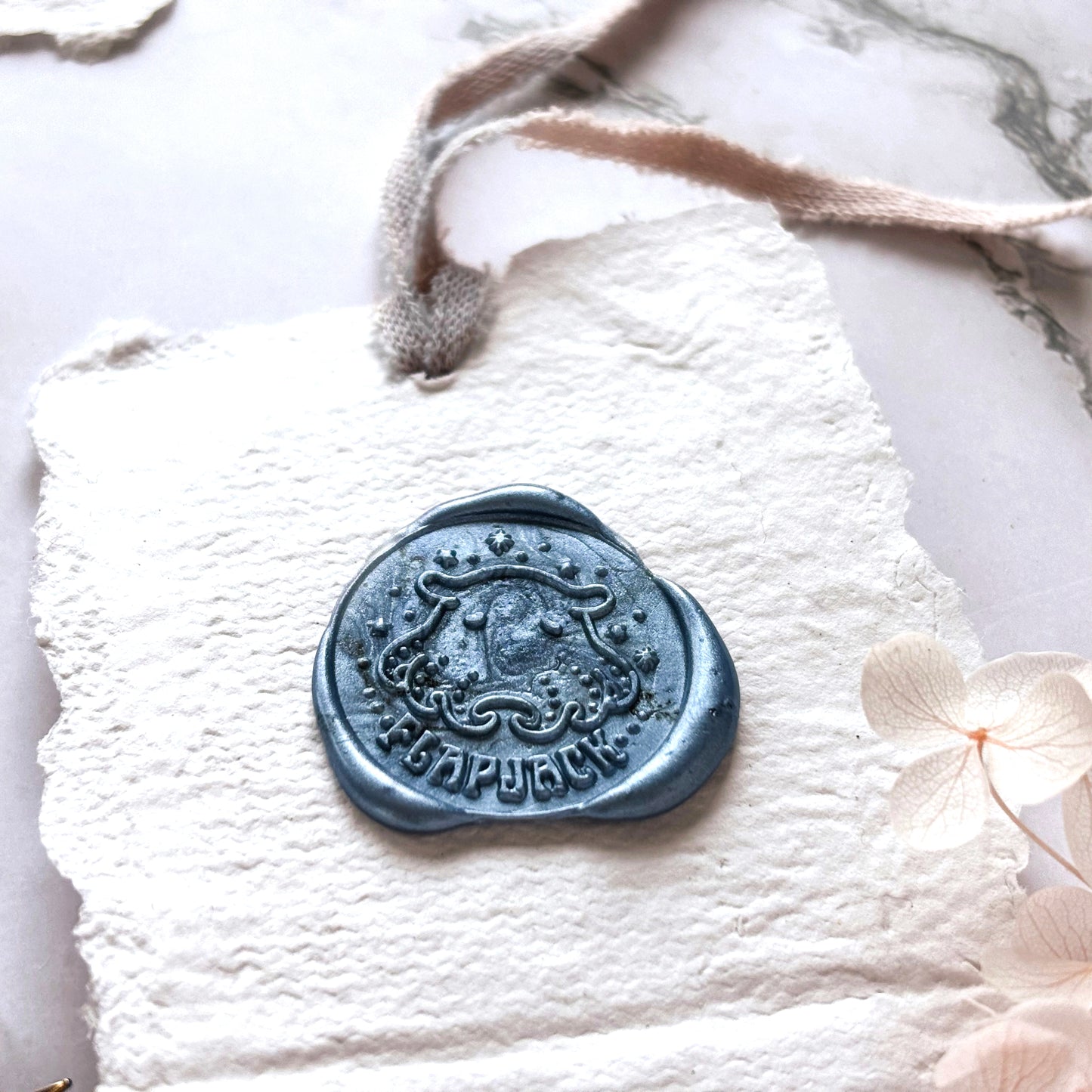 Obi1 / Sealing Wax Head Piece - Flapjack Octopus
