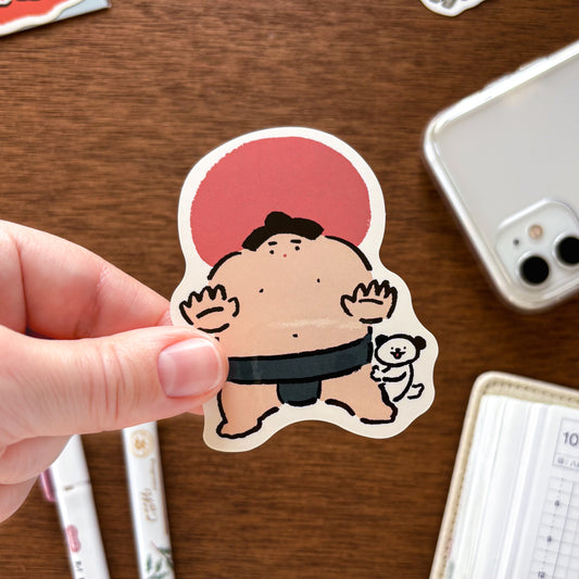 Masao Takahata / Vinyl Sticker - Sumo Wrestler